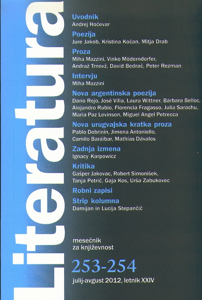 Literatura 253-254 Literatura 253-254