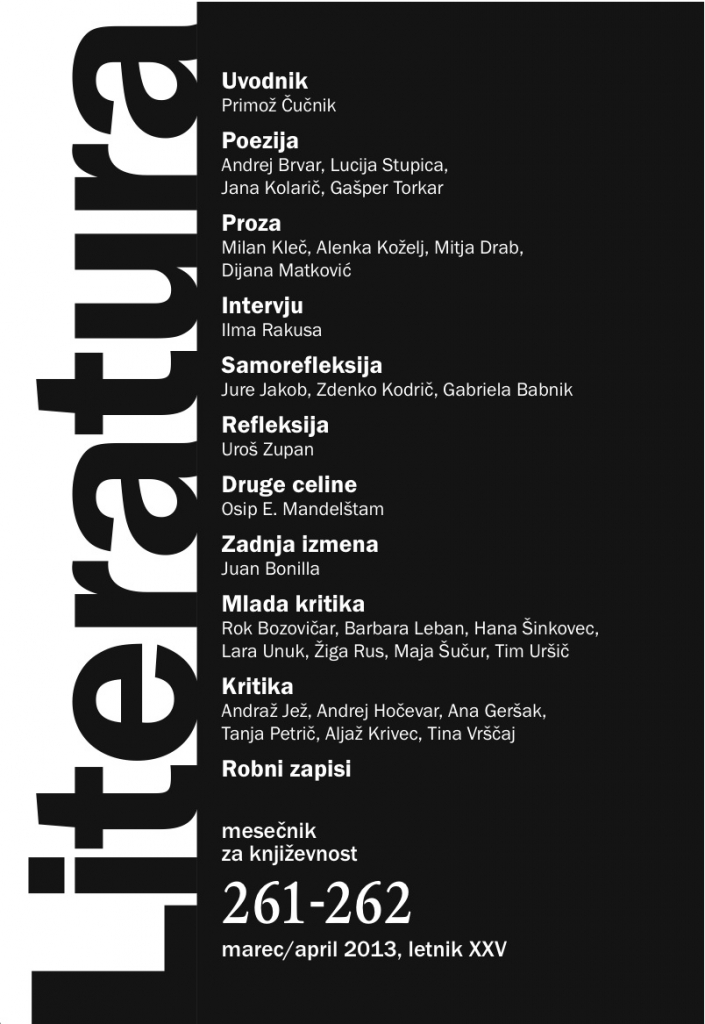 Literatura 261-262 Literatura 261-262