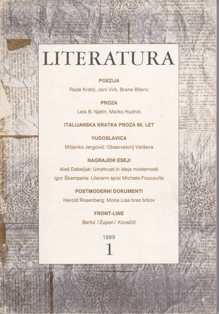 Literatura 1 Literatura 1