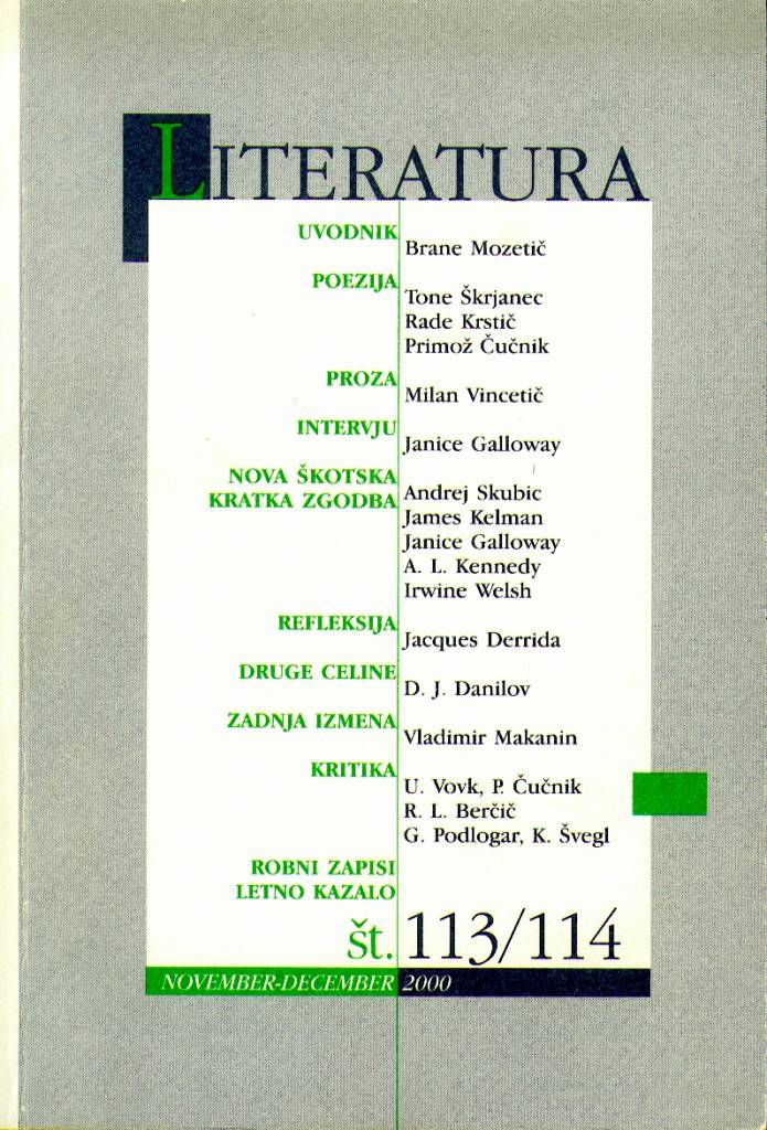 Literatura 113-114 Literatura 113-114