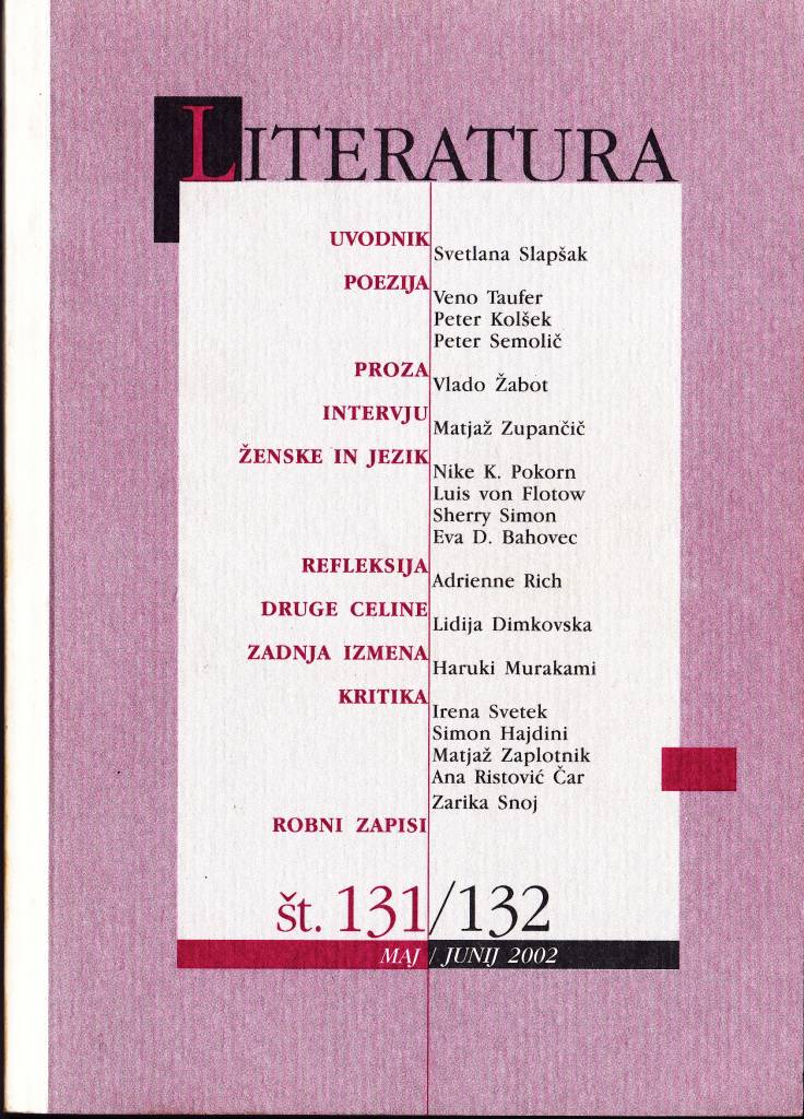 Literatura 131-132 Literatura 131-132