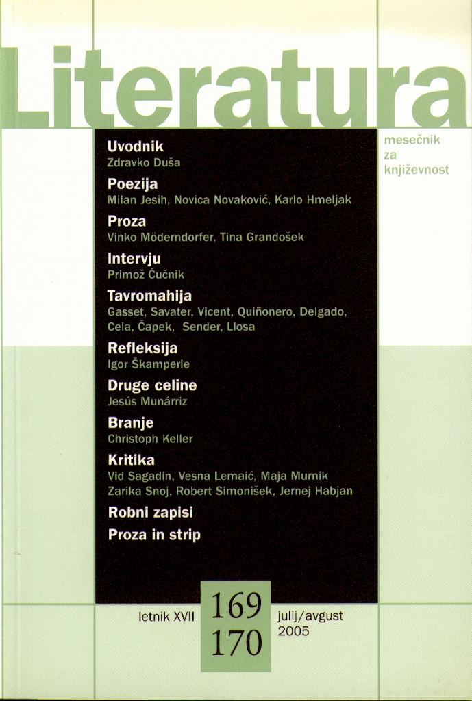 Literatura 169-170 Literatura 169-170