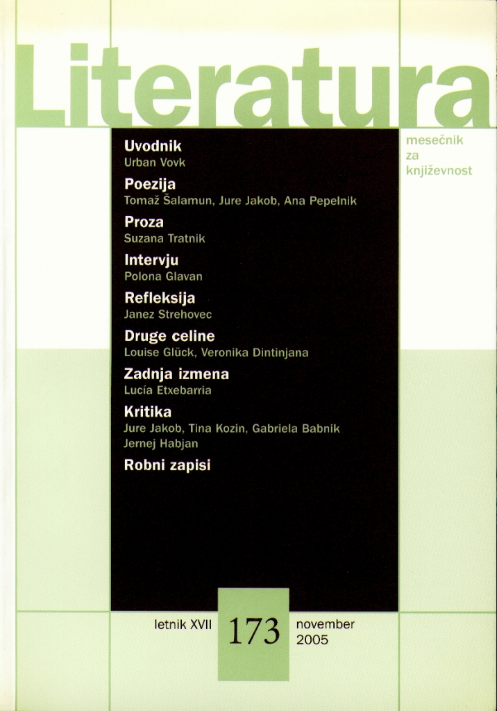 Literatura 173 Literatura 173