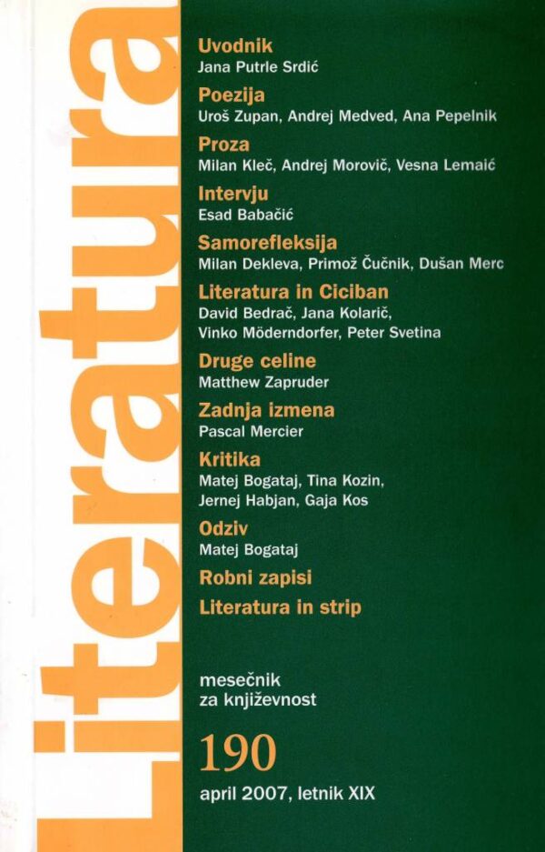 Literatura 190