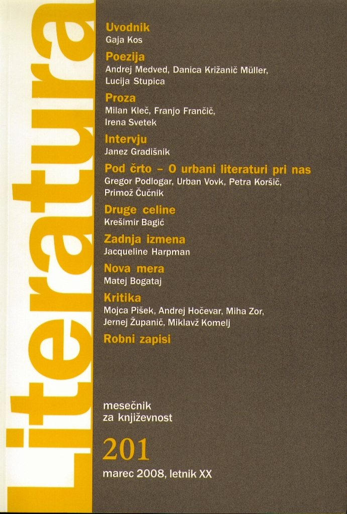 Literatura 201 Literatura 201
