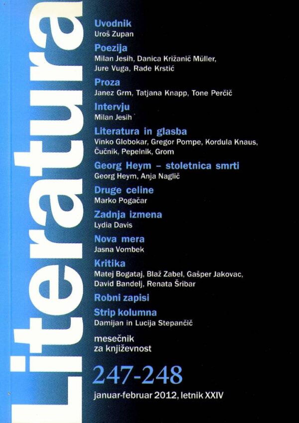 Literatura 247-248 Literatura 247-248