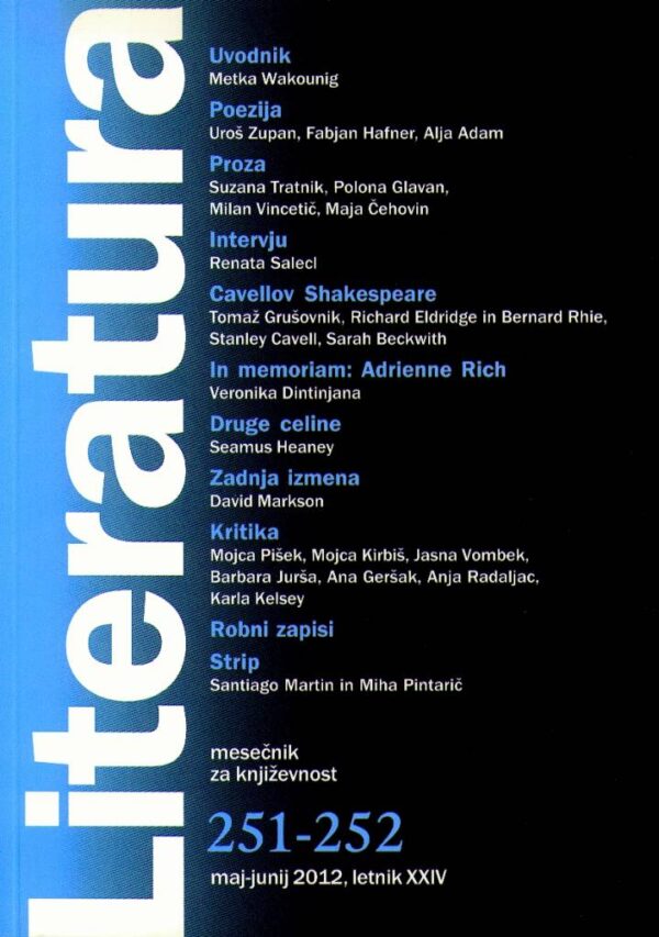 Literatura 251-252 Literatura 251-252