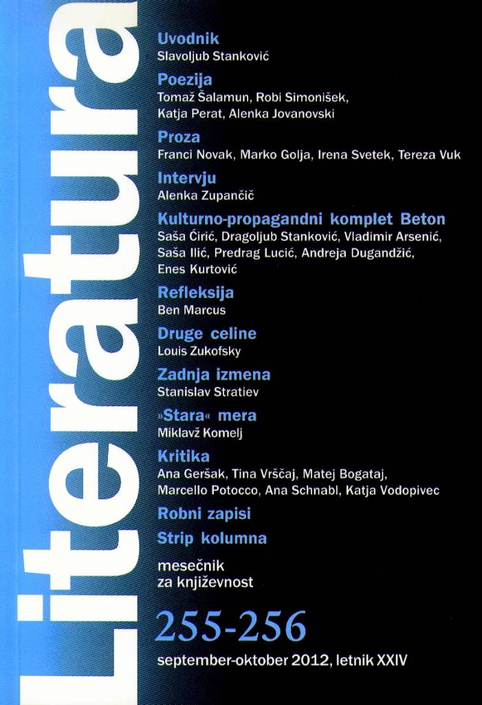 Literatura 255-256 Literatura 255-256