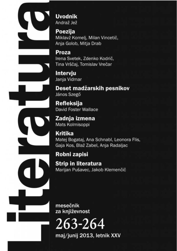 Literatura 263-264 Literatura 263-264