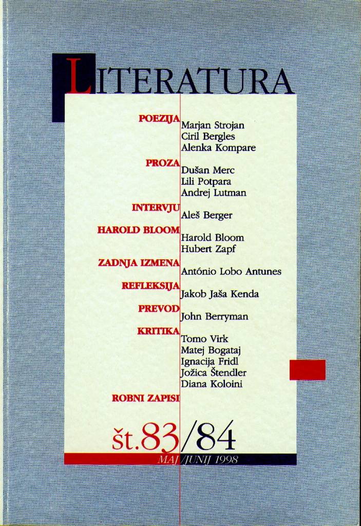 Literatura 83-84 Literatura 83-84