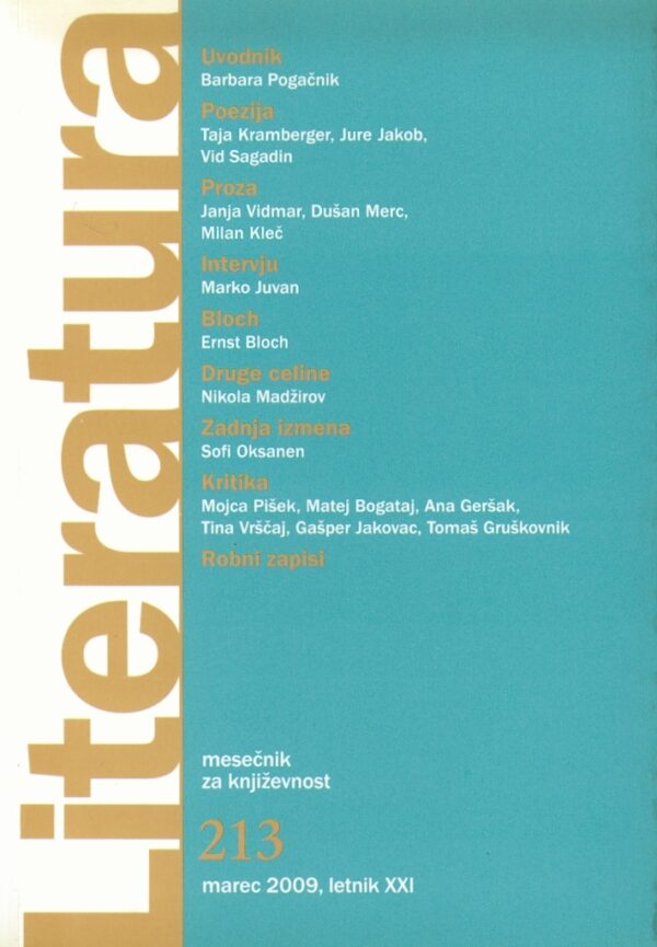 Literatura 213 Literatura 213
