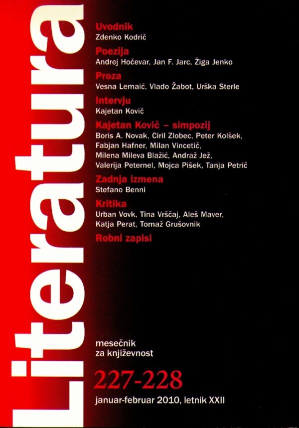 Literatura 227-228 Literatura 227-228
