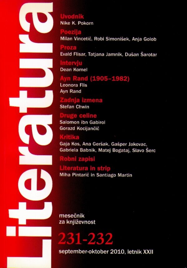 Literatura 231-232 Literatura 231-232