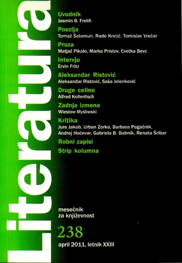 Literatura 238 Literatura 238