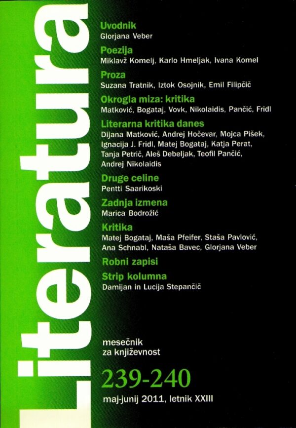 Literatura 239-240 Literatura 239-240