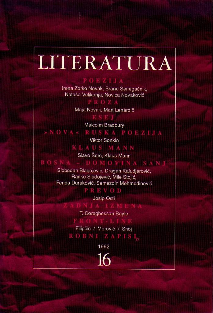Literatura 16 Literatura 16