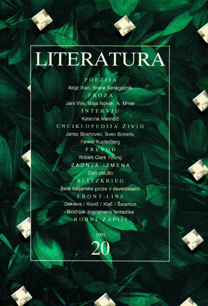 Literatura 20 Literatura 20