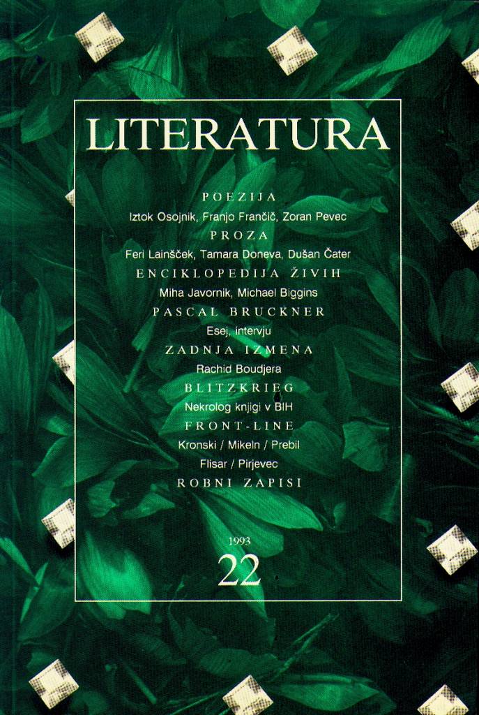 Literatura 22 Literatura 22