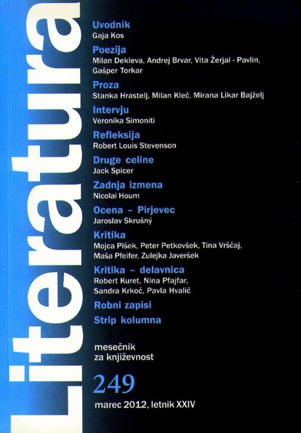 Literatura 249 Literatura 249