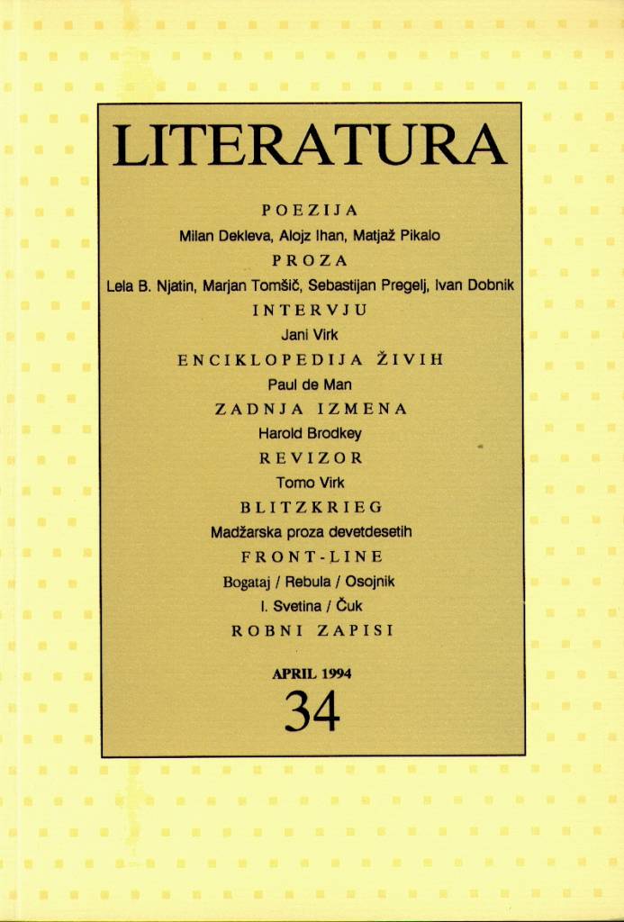 Literatura 34 Literatura 34
