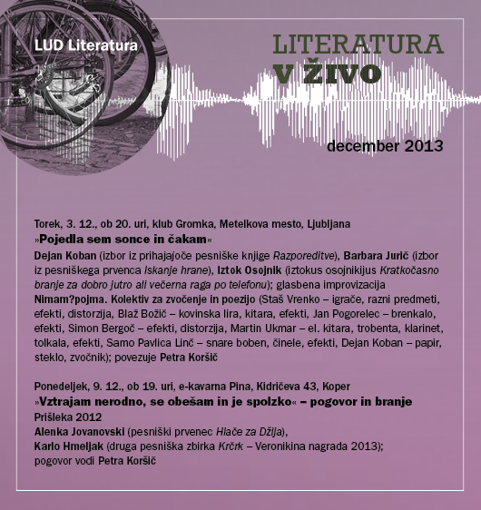 Literatura v živo (December 2013)