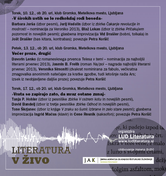 Literatura v živo (December 2013)