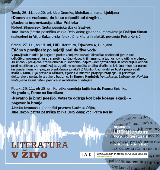 Literatura v živo (november 2013)