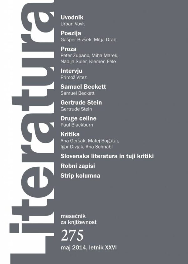 Literatura 275 Literatura 275