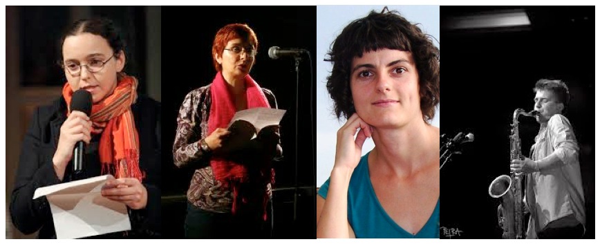 Glasbena improvizacija slika tri pesniške pokrajine: Cene Resnik, Veronika Dintinjana, Alenka Jovanovski, Barbara Jurič