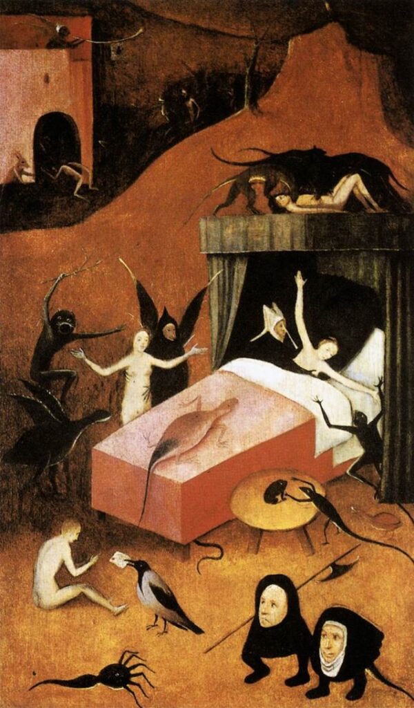 Hieronymus Bosch, Poslednja sodba (detail)