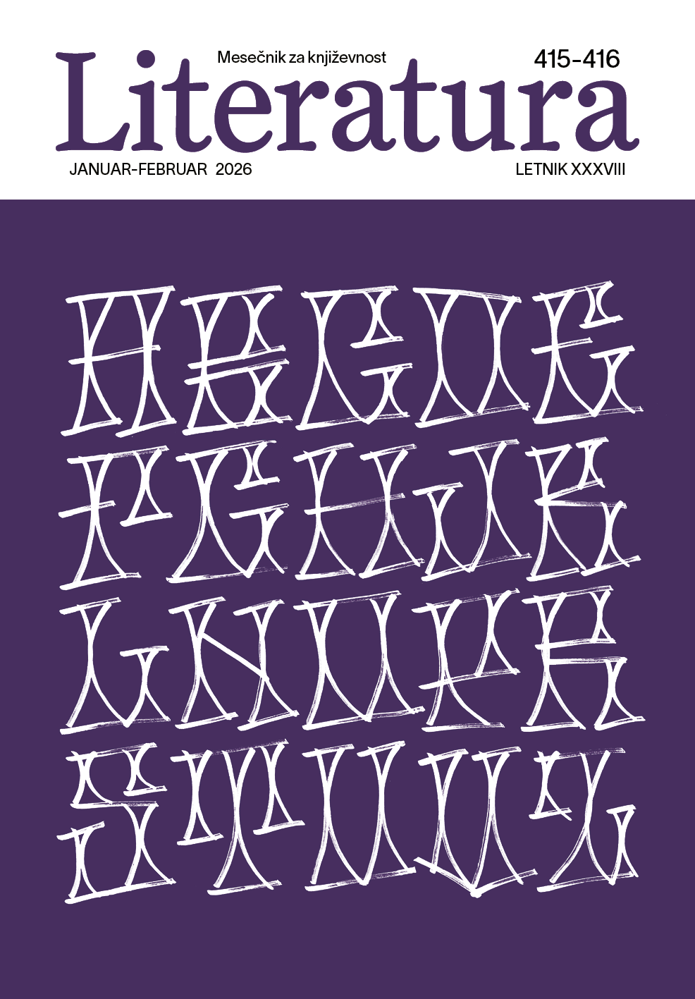 literatura 415-416 ovitek literatura 415-416